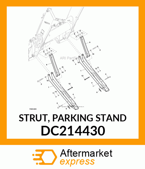 STRUT, PARKING STAND DC214430