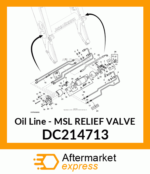 Oil Line - MSL RELIEF VALVE DC214713