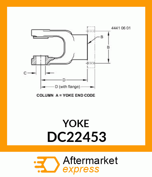 Universal Joint Yoke DC22453