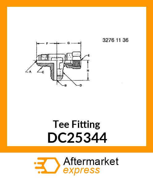 Tee Fitting DC25344