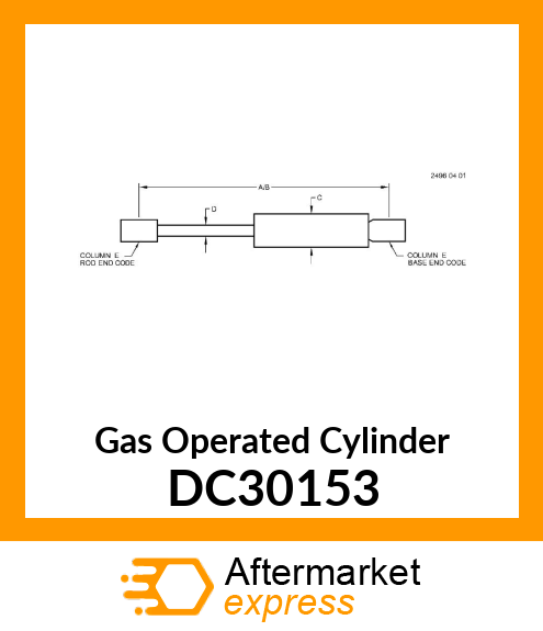 Gas Operated Cylinder DC30153