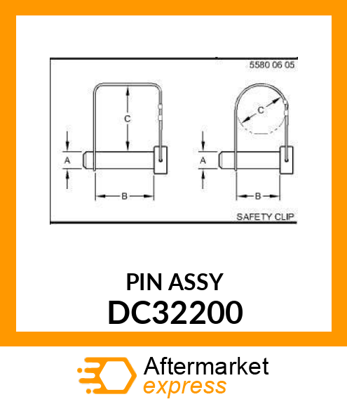 Pin Fastener DC32200