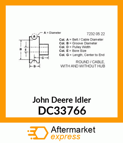 Idler DC33766