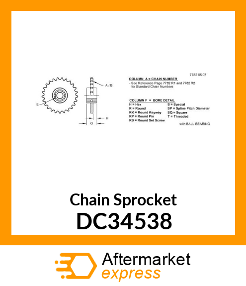 Chain Sprocket DC34538