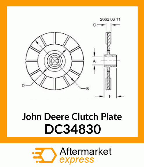 Clutch Plate DC34830