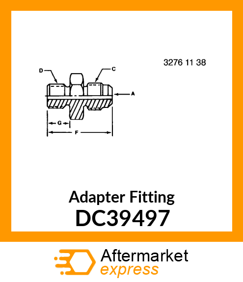 Adapter Fitting DC39497