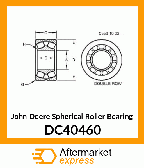 Spherical Roller Bearing DC40460