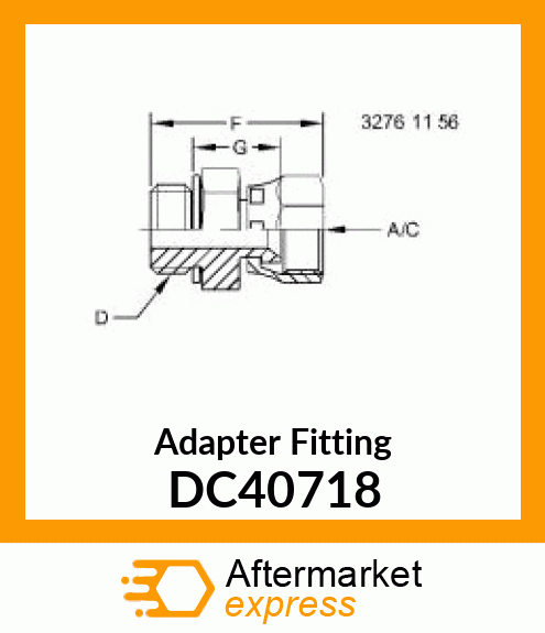 Adapter Fitting DC40718