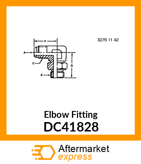 Elbow Fitting DC41828