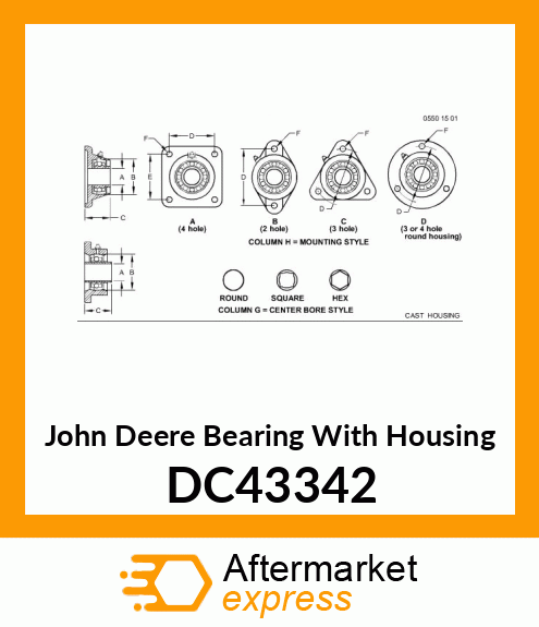 Bearing With Housing DC43342