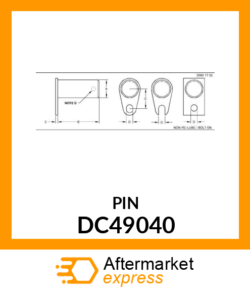 Pin Fastener DC49040