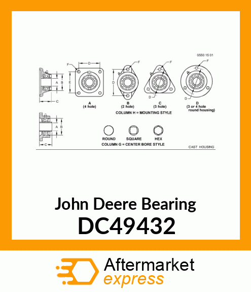 Bearing With Housing DC49432