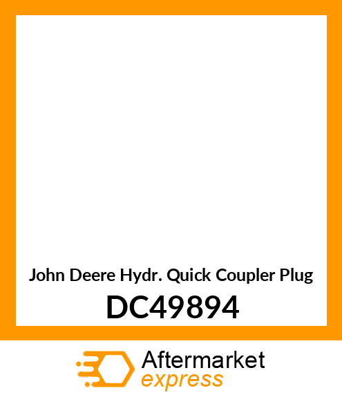 Hydr.Quick Coupler Plug DC49894