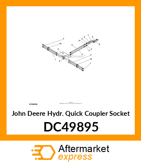 Hydr. Quick Coupler Socket DC49895