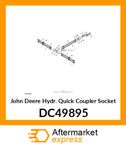 Hydr. Quick Coupler Socket DC49895