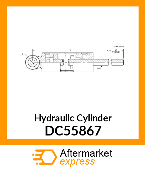 Hydraulic Cylinder DC55867