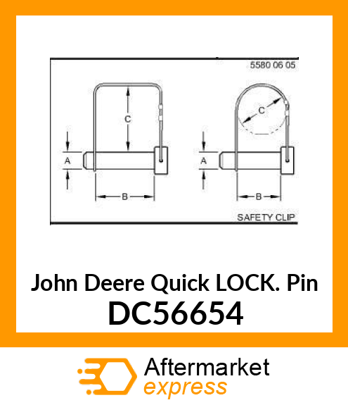 Quick Lock Pin DC56654