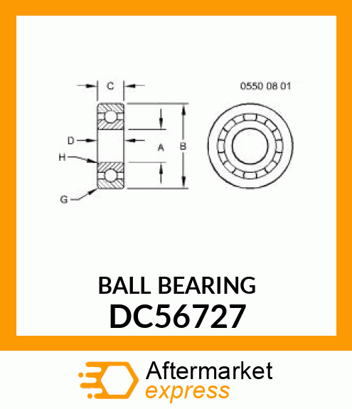 BALL BEARING DC56727