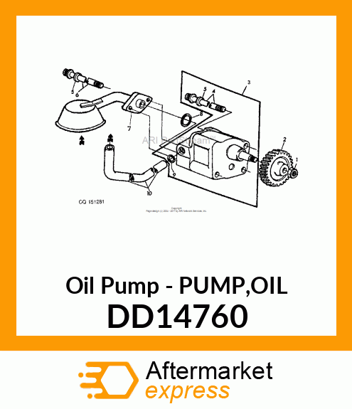 Oil Pump - PUMP,OIL DD14760