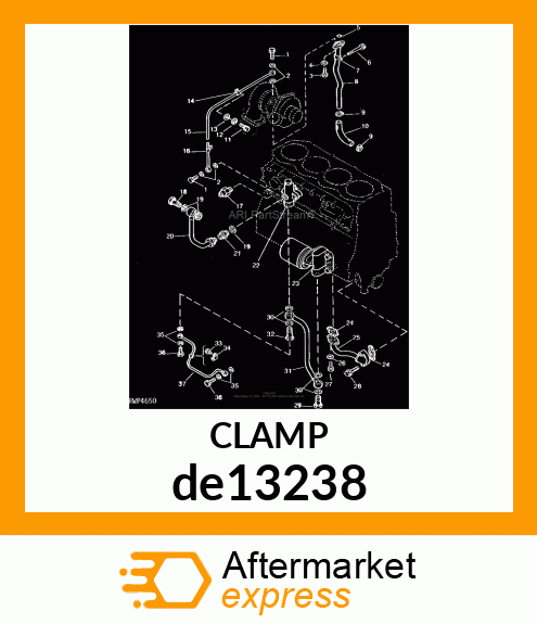 CLAMP,WORM GEAR,SAE J1508 de13238