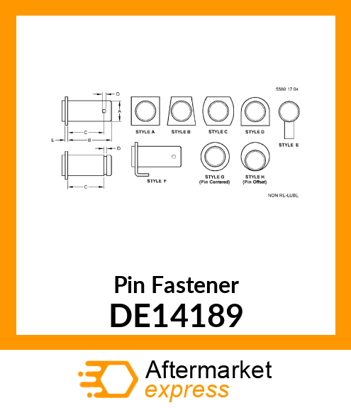 Pin Fastener DE14189