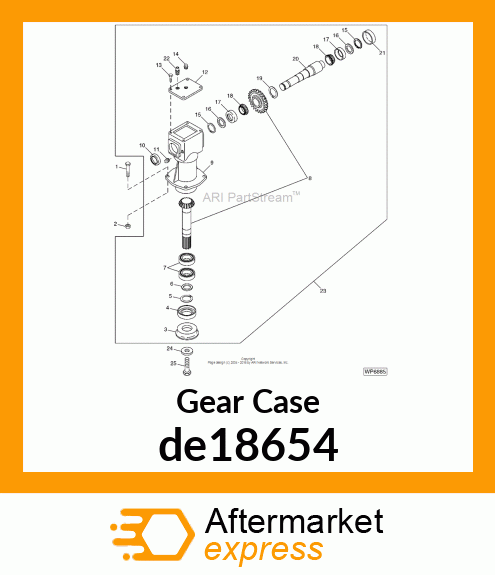 Gear Case de18654