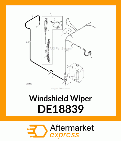 Windshield Wiper DE18839