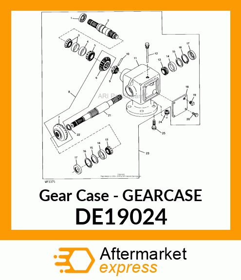 Gear Case - GEARCASE DE19024