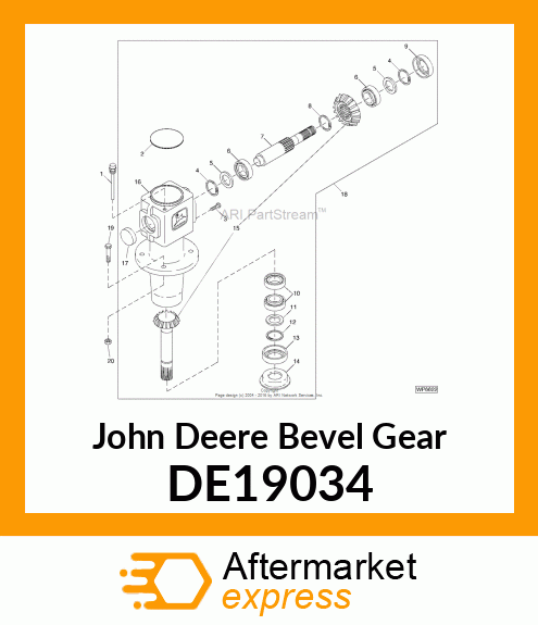 BEVEL GEAR DRIVE DE19034