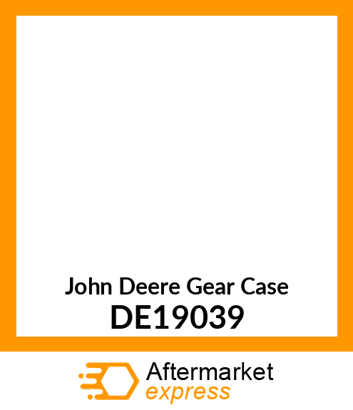 Gear Case DE19039