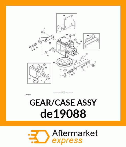 GEAR CASE, RAD20 de19088