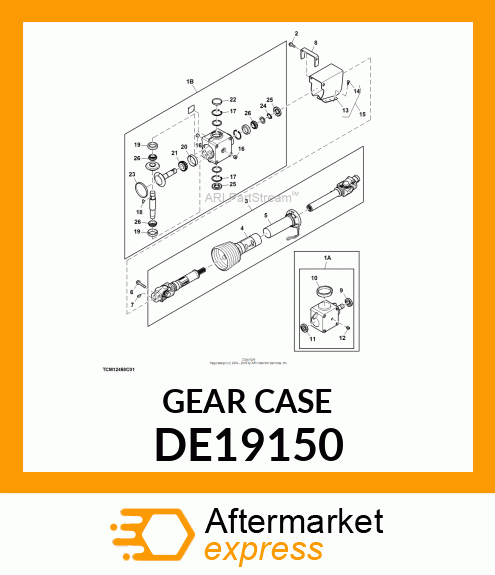 SUBS TO TCA21759 (BEVEL GEAR DRIVE) DE19150