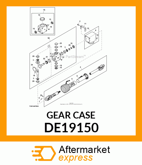 SUBS TO TCA21759 (BEVEL GEAR DRIVE) DE19150