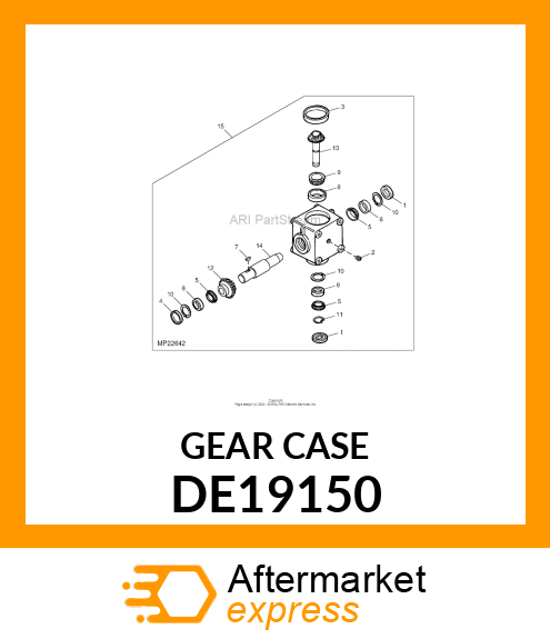 SUBS TO TCA21759 (BEVEL GEAR DRIVE) DE19150