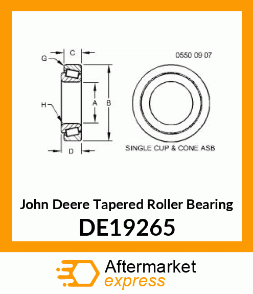 Tapered Roller Bearing DE19265