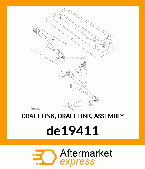 DRAFT LINK, DRAFT LINK, ASSEMBLY de19411