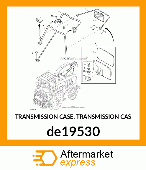 TRANSMISSION CASE, TRANSMISSION CAS de19530