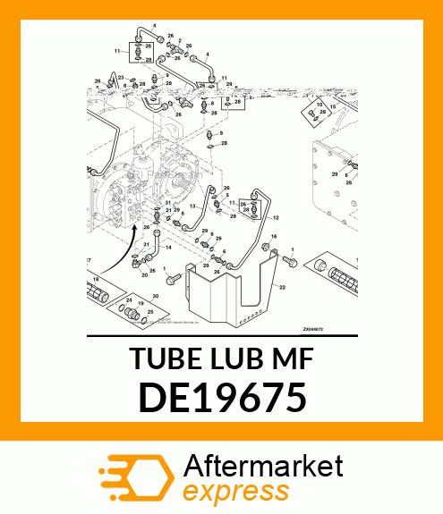 TUBE LUB MF DE19675