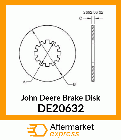 BRAKE DISK, BRAKE DISK DE20632