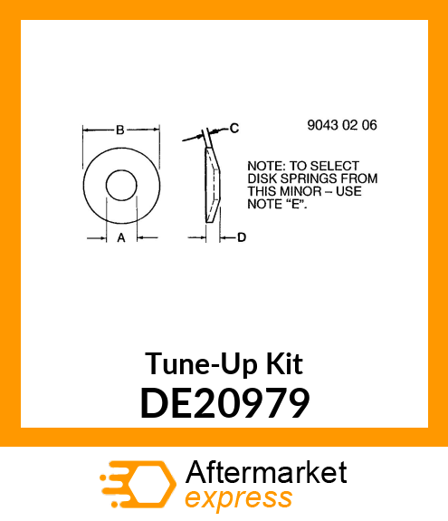 Tune-Up Kit DE20979