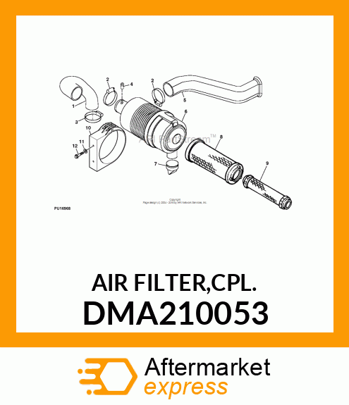 AIR FILTER,CPL. DMA210053