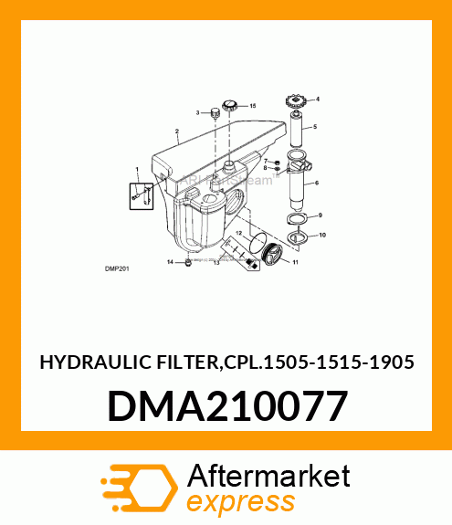 HYDRAULIC FILTER,CPL.1505 DMA210077