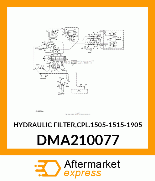 HYDRAULIC FILTER,CPL.1505 DMA210077