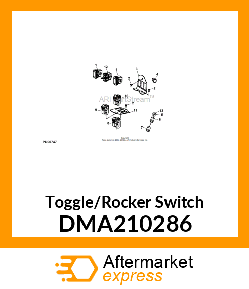 Toggle/Rocker Switch DMA210286