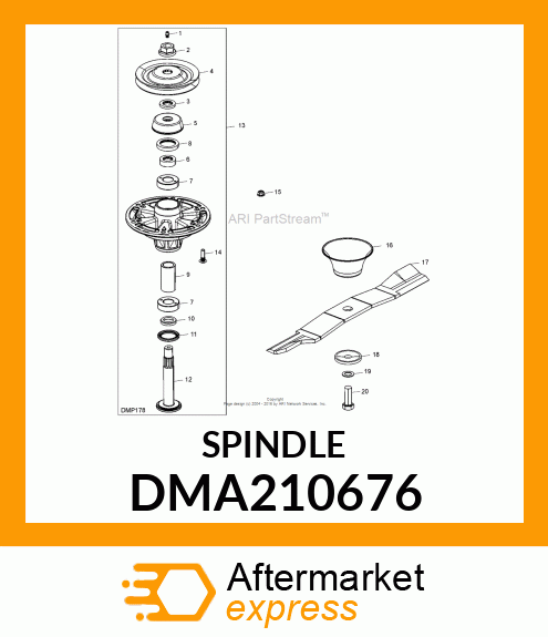 Spindle DMA210676