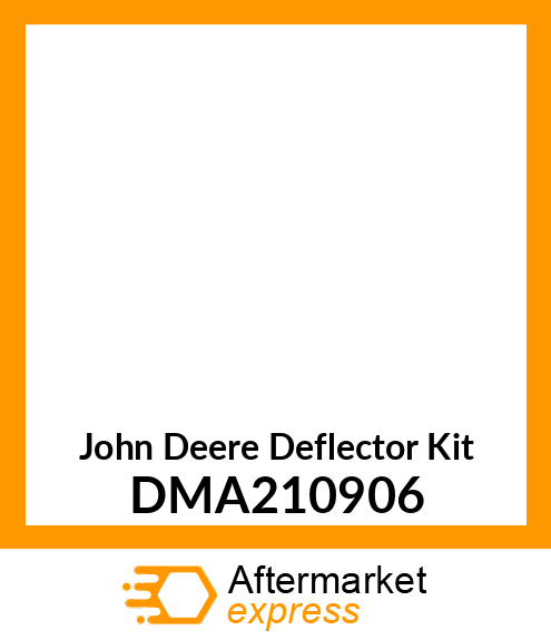 DEFLECTOR KIT 72"/60" CUTTING DECK DMA210906