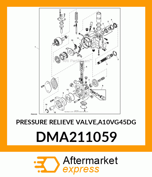 Hydraulic Pressure Valve DMA211059