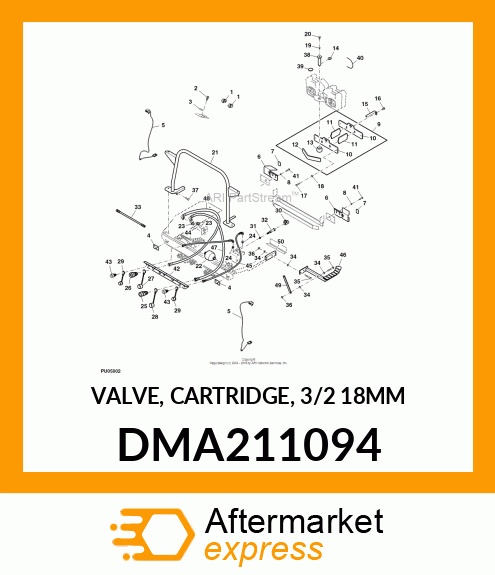 VALVE, CARTRIDGE, 3/2 (18MM) DMA211094