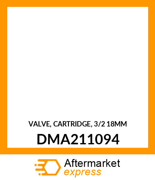 VALVE, CARTRIDGE, 3/2 (18MM) DMA211094