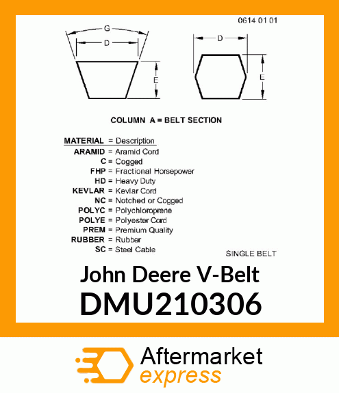 V-Belt DMU210306